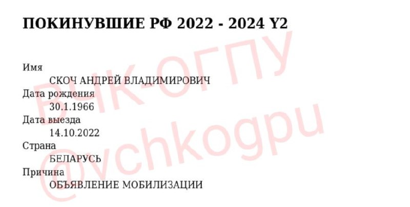 The Cheka-OGPU discovered deputy and “patriot” Andrei Skoch in a database collected from leaks...
