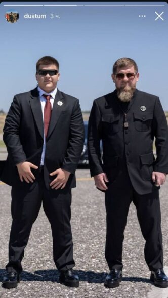 The son of the head of the Chechen Republic Ramzan Kadyrov, 16-year-old Adam Kadyrov, boasted of a behind-the-scenes photo...