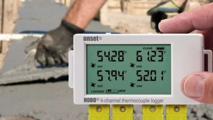 How Concrete Temperature Sensors Enhance Construction Quality