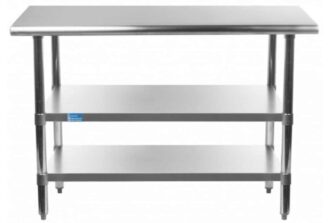 Work Tables with Undershelf