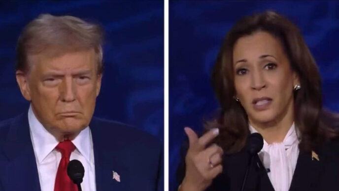 Trump at 266 electoral votes, Harris at 195: US media