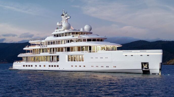 Another Guryev Yacht Is Hidden In Montenegro. The Luminosity Superyacht Is One Of The Largest...