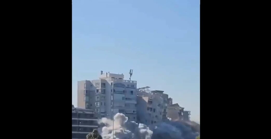 Eleven-storey building toppled as Israel keeps up Lebanon strikes