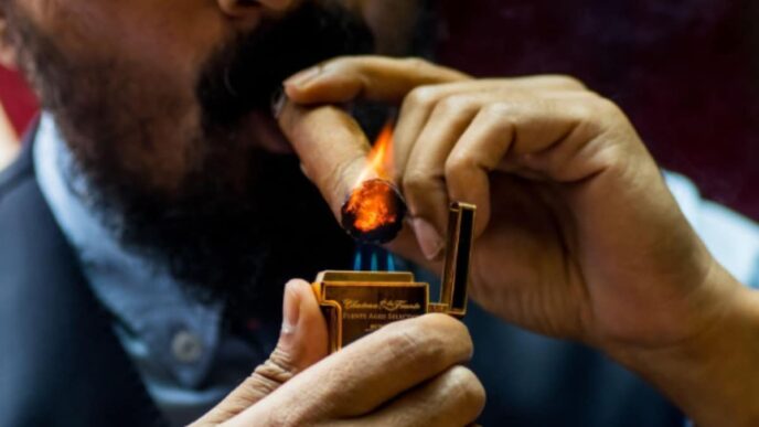 The Gentleman’s Way To Light a Cigar
