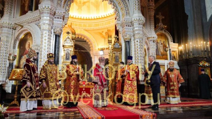 The Cheka-OGPU became aware of a huge scandal during the Easter service in...