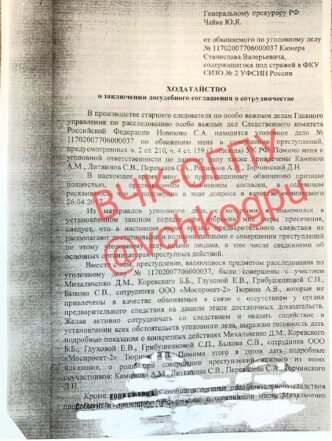ICR investigators and FSB officers carefully protect Vladimir’s peace of mind...