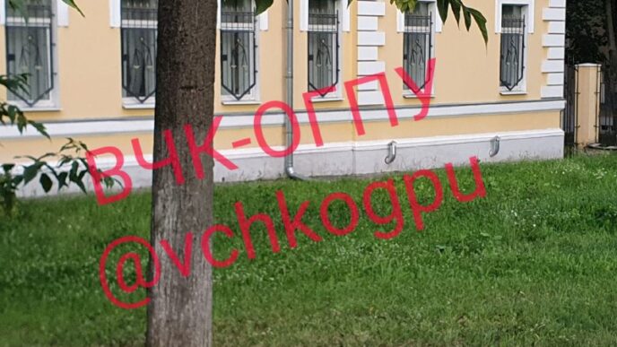 A source from the Cheka-OGPU took fresh photographs of the building of the 2nd Western District Military...