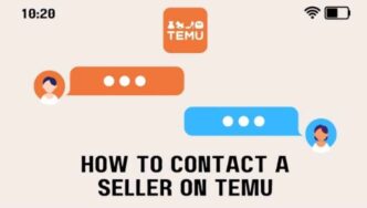 Temu: How to Contact a Shop or Seller