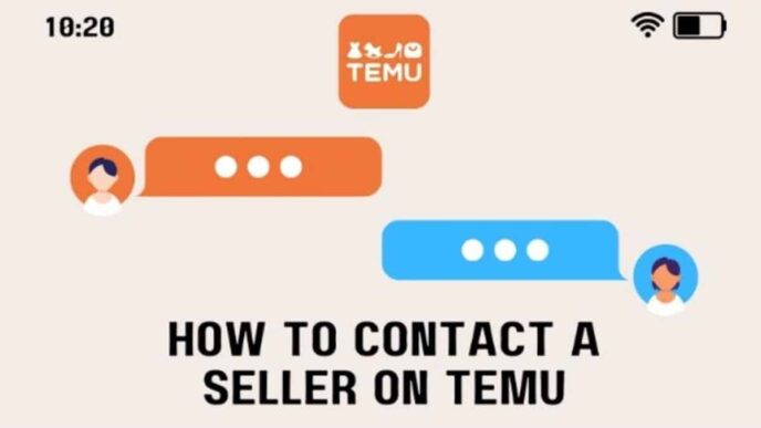 Temu: How to Contact a Shop or Seller