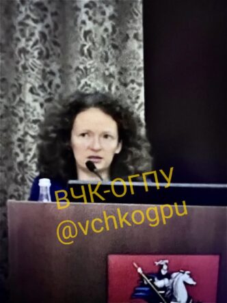 In the photo, the deputy head physician of psychiatric hospital #1 for forensic psychiatric...