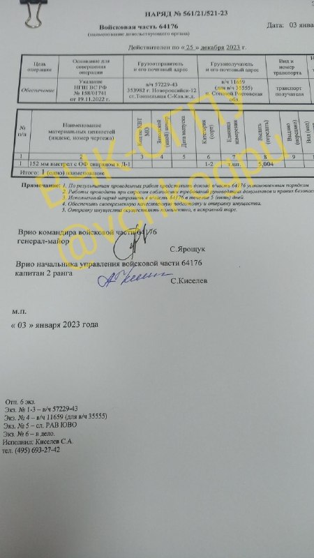 The Cheka-OGPU obtained documents on the basis of which the Ministry of Defense transferred...