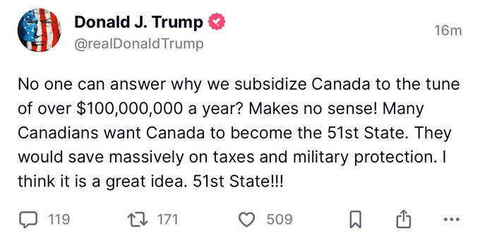 Trump 51 state canada