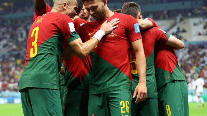 And Portugal without Ronaldo is better, more interesting, plays sharper. And even more relaxed. IN...