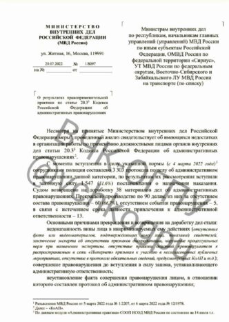 The Cheka-OGPU has at its disposal the full text of the order of the First Deputy Minister...