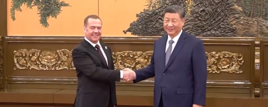 Xi tells Russia’s Medvedev China ‘is willing’ to strengthen ties