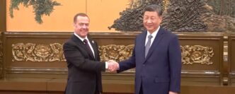 Xi tells Russia’s Medvedev China ‘is willing’ to strengthen ties