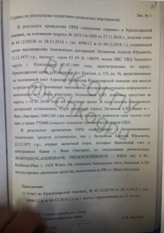 Krasnodar lawyer A.Yu. Litvinov is a key figure in the fantastic corruption...