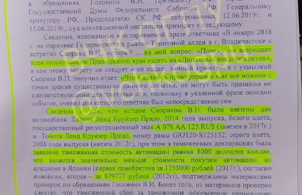 Former prosecutor of the Primorsky Territory prosecutor's office, head of the department for supervision of...