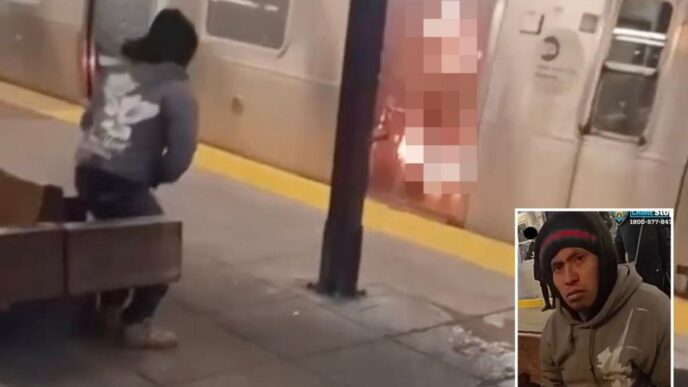 Police arrest suspect who set woman on fire in New York subway