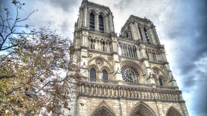 Notre Dame cathedral unveils controversial stained glass windows