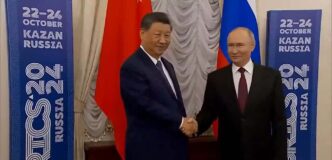 Xi vows to promote ‘world peace’ in New Year’s message to Putin: state media