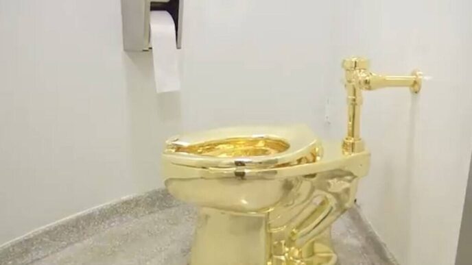£2.8m gold toilet stolen from UK show never found: court