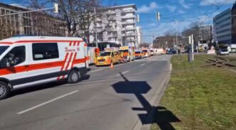 German, 40, arrested after car struck crowd in Mannheim: state minister