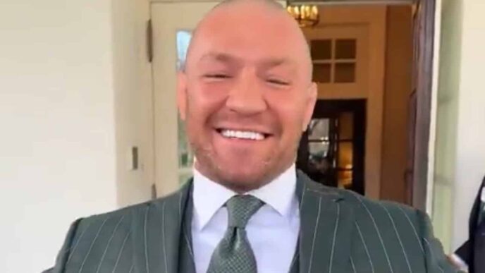 MMA superstar Conor McGregor in spotlight at White House
