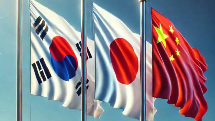 Japan, China, South Korea foreign ministers meet in Tokyo