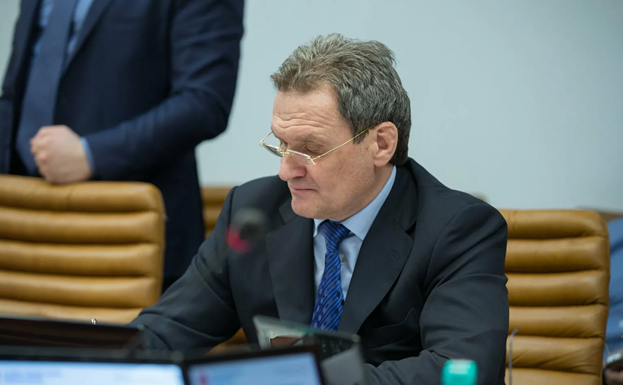 Ground reflex of the authoritative businessman Shishkin
