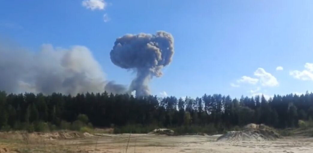 Russian army reports blasts at military depot near Moscow