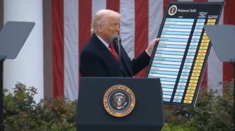 Trump says ‘not looking’ at pause in tariffs