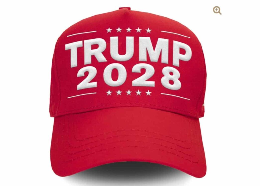 ‘Trump 2028’ merch for sale on US president’s store