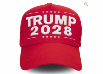‘Trump 2028’ merch for sale on US president’s store