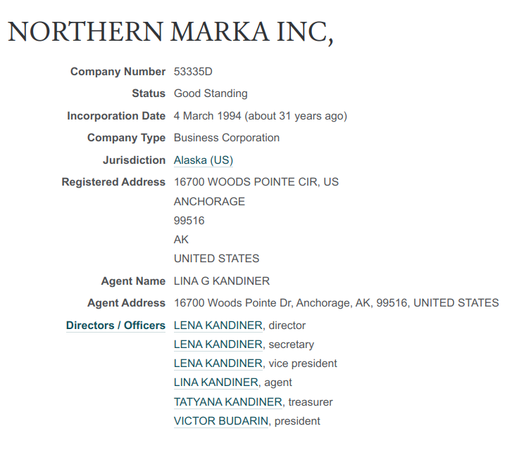 Budarin's Offshore Web: Money from Government Contracts Floats to the United States?