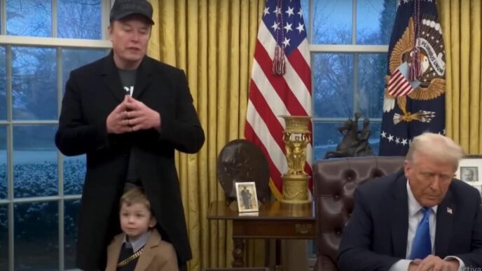 Trump gives Musk an Oval Office goodbye
