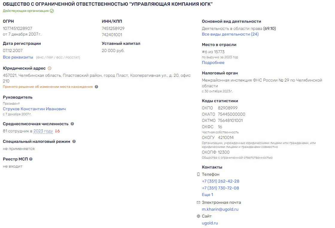 Sannic acid from dollar billionaire Strukov 